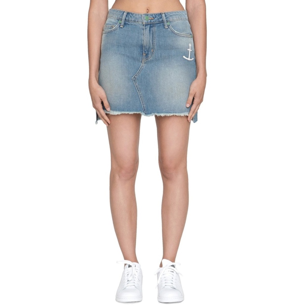 Sandrine Rose Denim Mini Skirt NWT